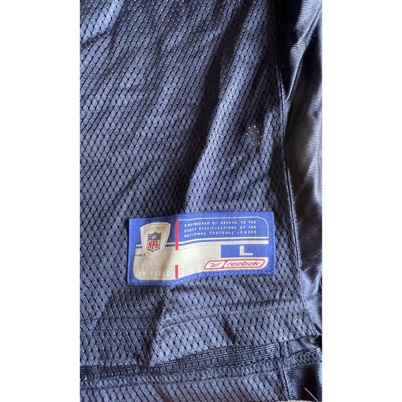 EDDIE GEORGE Tennessee TITANS Football REEBOK Replica LARGE Jersey NEW Blue NFL - Picture 4 of 6